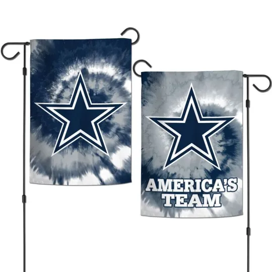 DALLAS COWBOYS AMERICA'S TEAM 12"X18" 2 SIDED GARDEN FLAG NEW WINCRAFT 🤠
