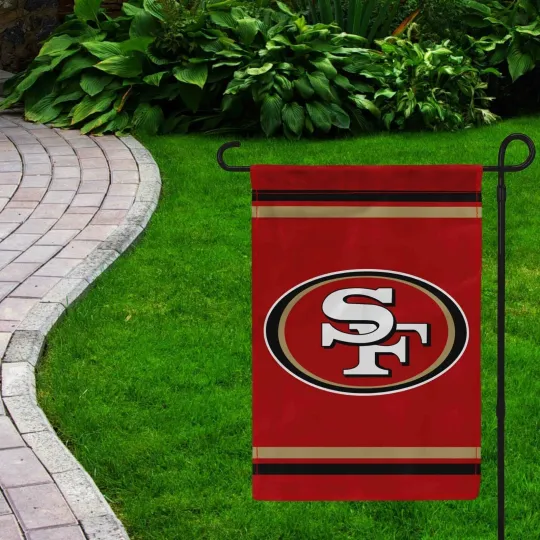 Discover For San Francisco Football Fans 12x18" Garden Flag Double Sided Banner