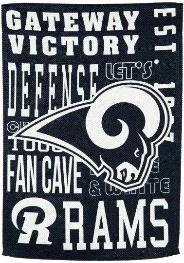 Discover Los Angeles Rams Premium Garden Flag Banner, Double Sided, Fan Rules Style,...