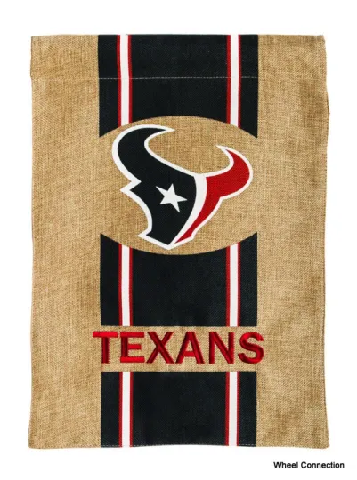 Garden Flag Houston Texans football Football League 12.5" X 18" Team 2 Sided