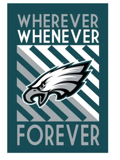 Discover Philadelphia Eagles football Garden Flag 12.5 x 18 Team Sports America