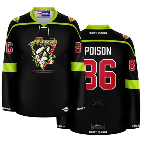 Discover Poison - Look What The Cat Dragged In Hockey Jersey
