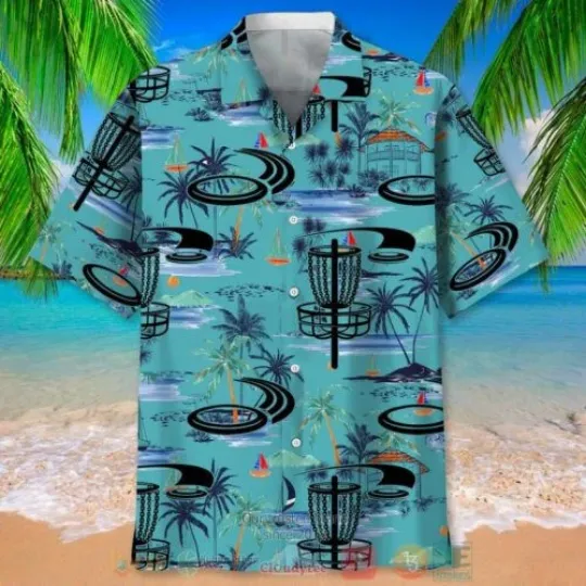 Discover Disc Golf Beach Hawaiian Shirt Beach Shirt Gift for Men and Women Summer Trip