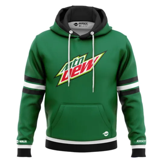 Discover Mountain Dew Original Flavor Green Performance Hoodie