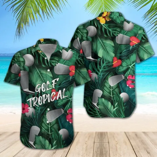 Discover Golf Hawaiian Shirt Beach Shirt Gift for Men and Women Summer Trip