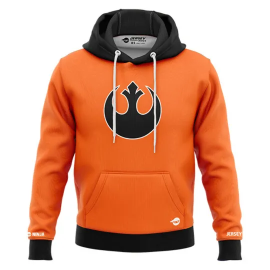 Rebel Alliance Orange Performance Hoodie