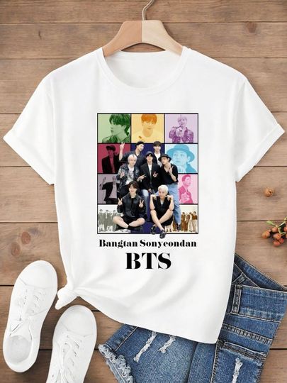 Discover Bangtan Graphic Shirt, BTS Bangtan Boys Shirt, 2026 BTS World Tour T-Shirt, Kpop Army Gift, BTS Merch, Army Fan Shirt, Bts Comeback Shirt