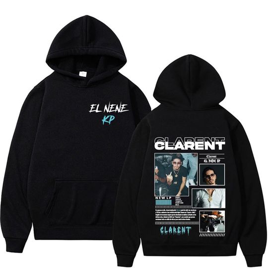 Discover Rapper CLARENT Album 2025 Tour Printed Hoodie