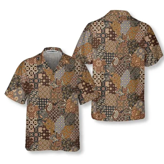 Paisley Geometric Pattern Hawaiian Shirt Paisley Shirt For Men And Wom