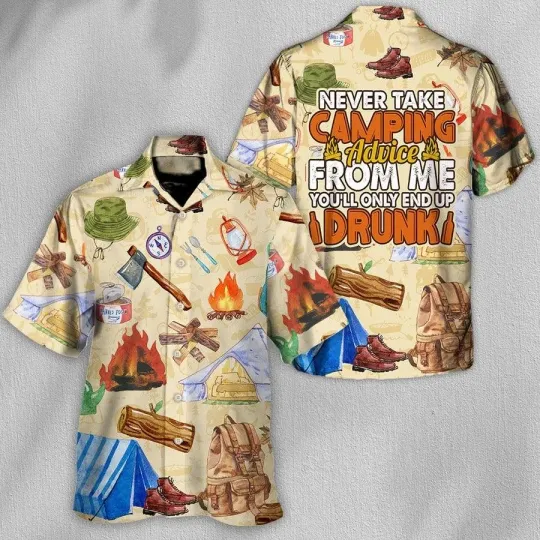 Discover Camping Hawaiian Shirt Camping Advice Hawaii Shirt For Summer Camping Note Aloha