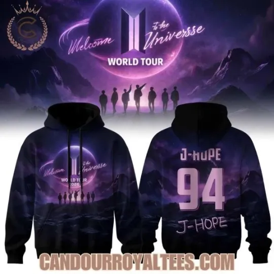 BTS World Tour 2026 Hoodie All Sizes