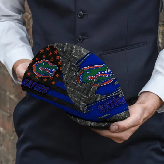 Discover Flor*ida Team Gator*s Jeff Cap NCA*A Golf Cap NC*AA Driving Cap Newsboy Cap