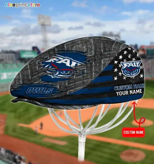 Discover Florida Football Team Atlantic Owls Jeff Cap Newsboy Cap Flat Cap Driving Cap