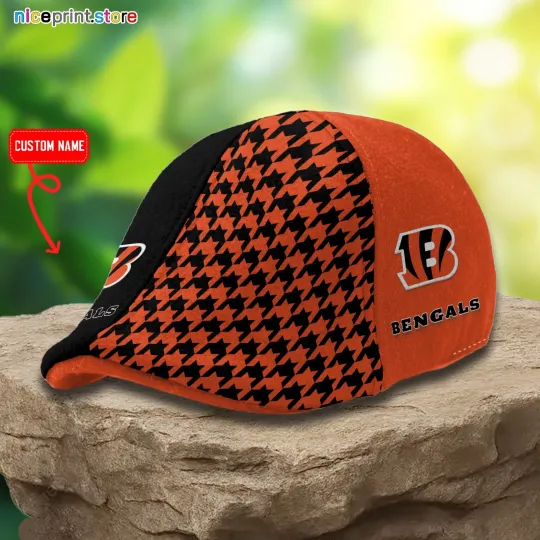 Discover Cincinnati Team Bengals Ivy Cap Bengals Newsboy Cap football Golf Cap football Flat Cap