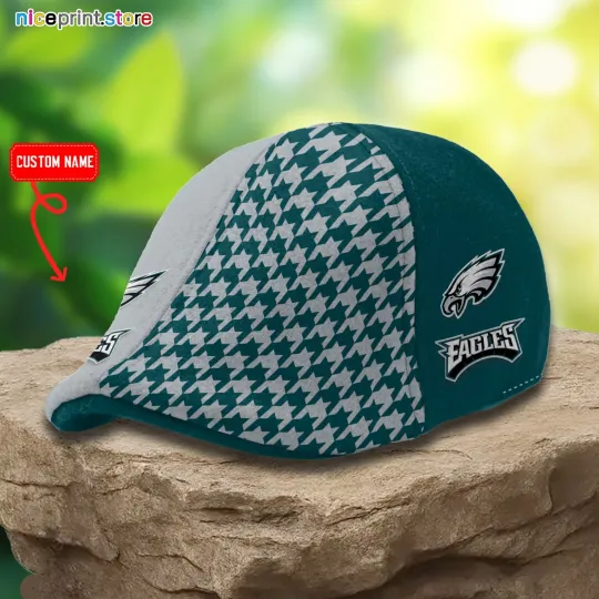 Discover Philadelphia Team Eagles Ivy Cap Eagles Newsboy Cap football Golf Cap football Flat Cap