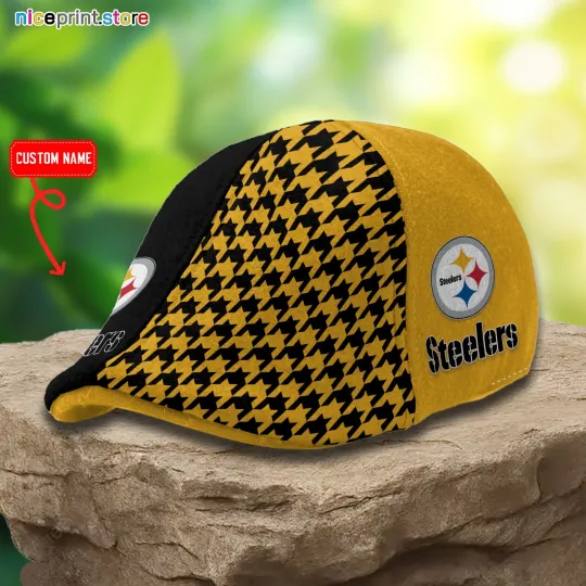 Discover Pittsburgh Team Steeler Ivy Cap Steeler Newsboy Cap football Golf Cap football Flat Cap