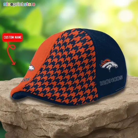 Discover Denver Team Broncos Ivy Cap Broncos Newsboy Cap football Golf Cap football Flat Cap