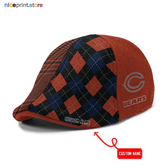 Discover Chicago Team Bears Ivy Cap Bears Newsboy Cap football Golf Cap football Flat Cap for Men