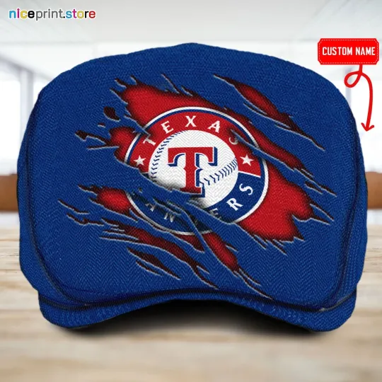 Discover Texas Team Ranger*s Jeff Cap Custom Jeff Cap Driving Cap Golf Cap Flat Cap