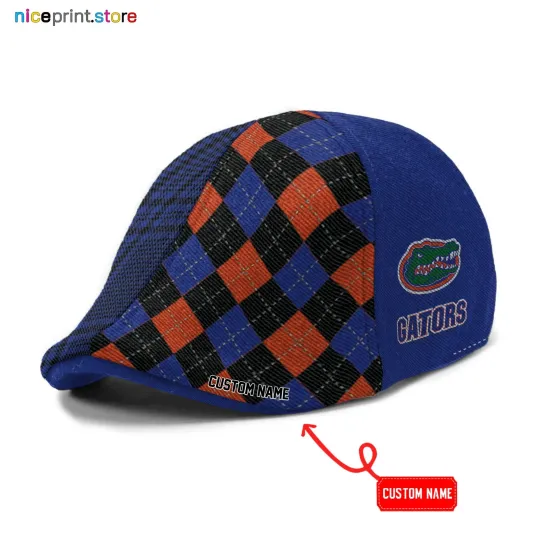 Florida Team Gators Ivy Cap Gators Newsboy Cap NCAA Flat Cap for men