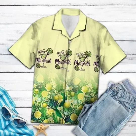 Margarita For Summer Unisex Adult, Summer Beach Hawaiian Shirt, Aloha Party