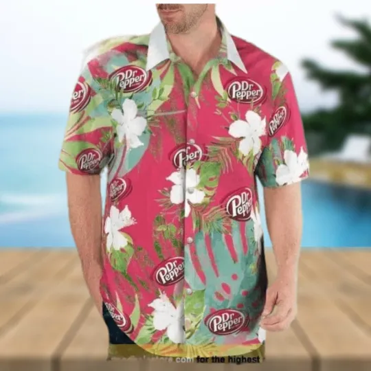Discover Dr Pepper Beer Funny Hawaiian Shirt Gift For Beach Trip