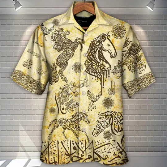 Discover Horse Hawaiian Shirt For Summer  Horse Fantastic Arabian Horses By Arabic Hawai