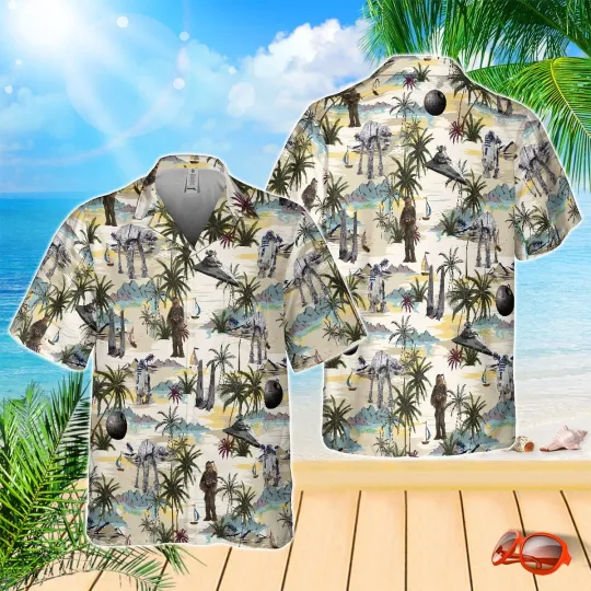 Discover Hawaiian Star War Cactus Summer Shirt
