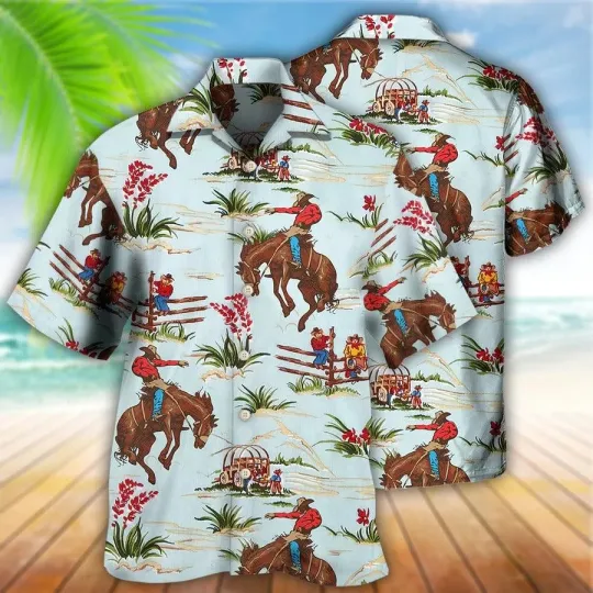 Discover Horse Hawaiian Shirt For Summer   Horse Style Lover Fantastic Hawaiian Shirt   P