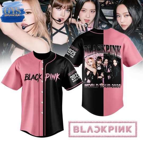 BlackPink World Tour 2025 Limited Edition Baseball Jersey