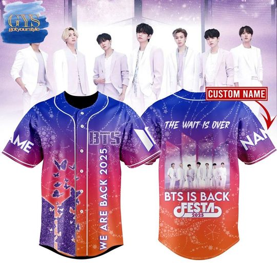BTS Come Back Limited Edition Baseball Jersey
