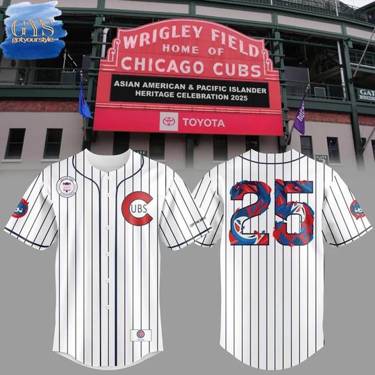 Chicago Cubs AAPI Heritage Celebration Baseball Jersey