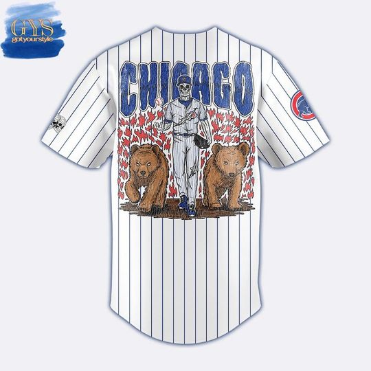 Chicago Cubs Dead Threads Edition Baseball Jersey