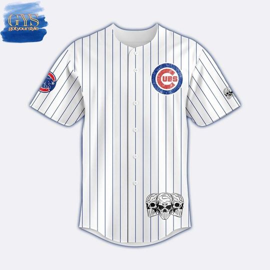 Chicago Cubs Dead Threads Edition Baseball Jersey
