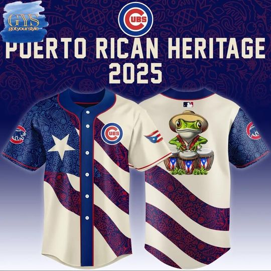 Chicago Cubs x Puerto Rican Heritage Special Edition Jersey 2025