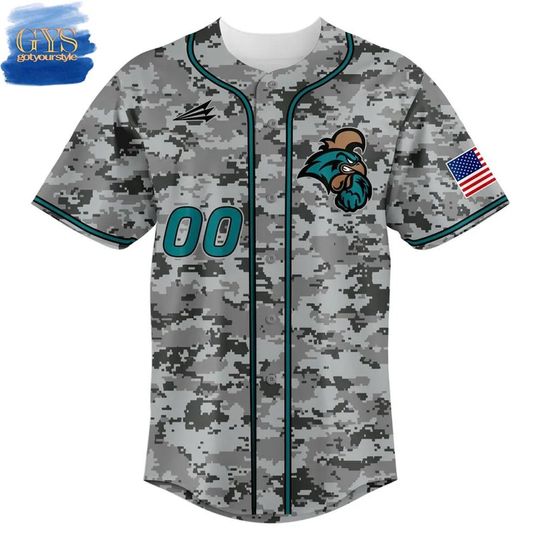 Coastal Carolina University Special Edition Camo Baseball Jersey