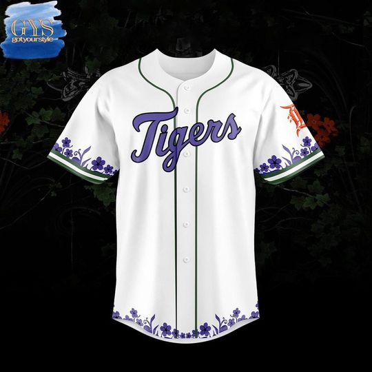 Detroit Tigers Book Club Night Baseball Jersey