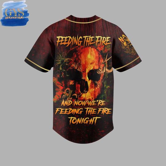 Disturbed Feeding The Fire Baseball Jersey