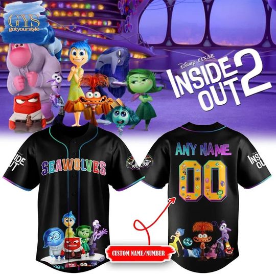 Erie SeaWolves x Inside Out 2 Limited Edition Baseball Jersey