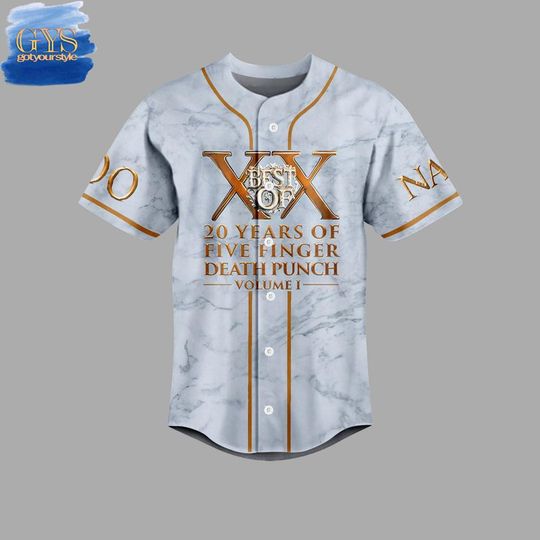 FFDP I Refuse 20 Years Anniversary Baseball Jersey