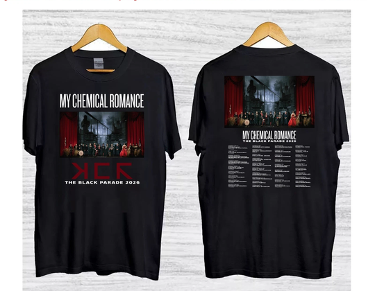 My Chemical Romance The Black Parade 2026 Tour 2 Sided T-Shirt