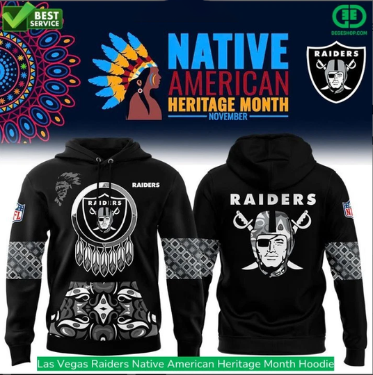Raiders Native American Heritage Month Hoodie 3D Gift For Valentine