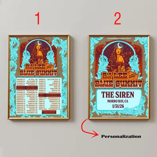 Discover AJ Lee And Blue Summit Tour 2026 Poster, Custom Poster