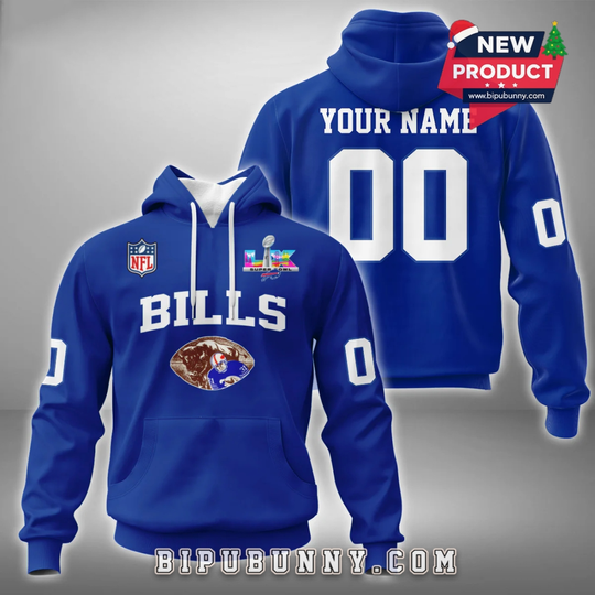 Personalized Buffalo Bills Teams Super Bowl LX 2026 Special Hoodie
