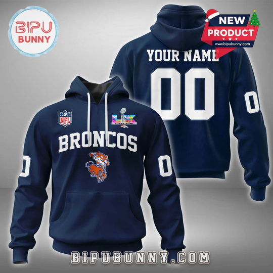 Personalized Denver Broncos Teams Super Bowl LX 2026 Special Hoodie