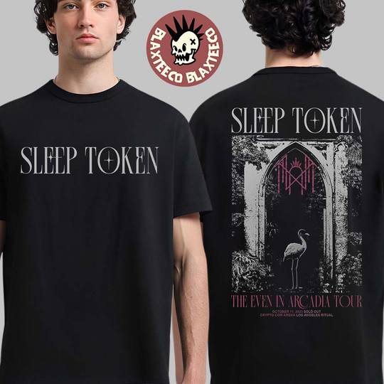 Discover Sleep Token The Even In Arcadia Tour Los Angeles Ritual 2025 Two Sided T-Shirt