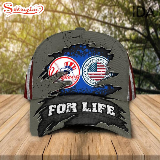 Discover New York Yankees Independence Day For Life Baseball Cap