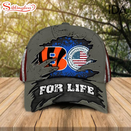 Discover Cincinnati Bengals Independence Day For Life Baseball Cap