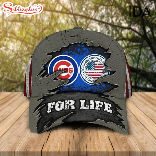 Chicago Cubs Independence Day For Life Baseball Cap