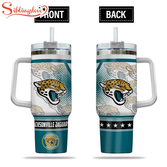 Jacksonville Jaguars Amazing Design football Tumbler 40Oz